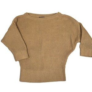 Banana Republic Womens‎ Sweater Size Small Ribbed Dolman Sleeves Organic Cotton